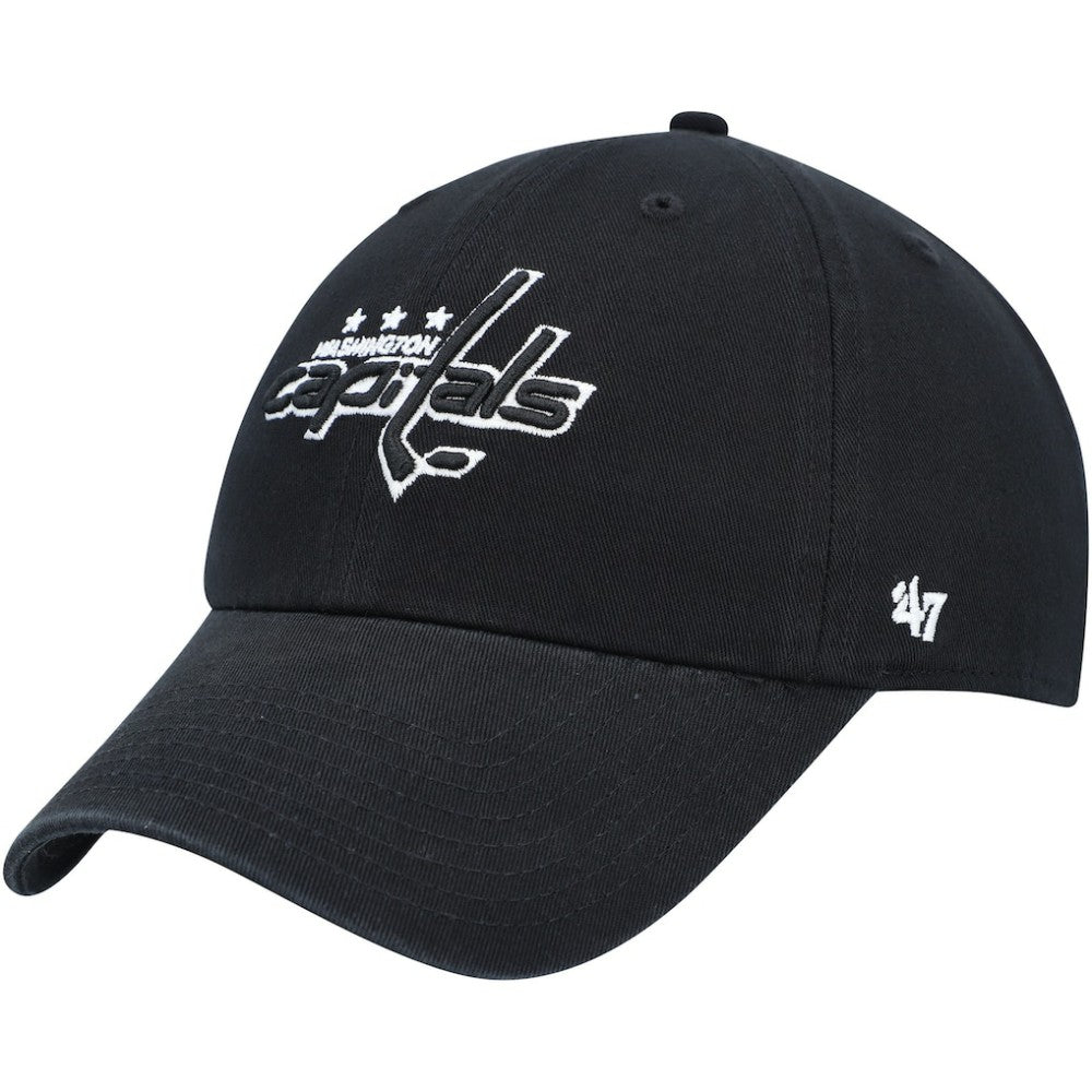 NHL Black Washington Capitals '47 Clean Up Adjustable Hat