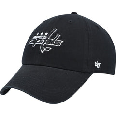 NHL Black Washington Capitals '47 Clean Up Adjustable Hat