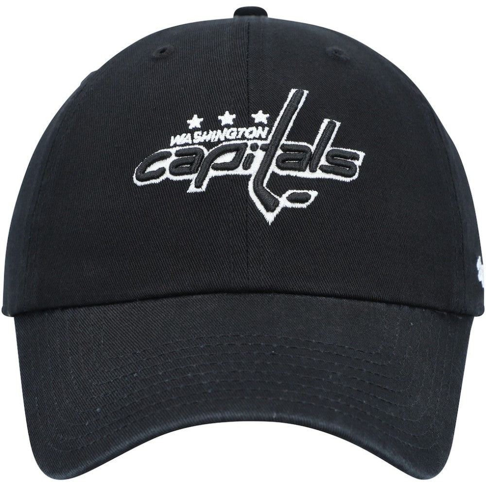 NHL Black Washington Capitals '47 Clean Up Adjustable Hat