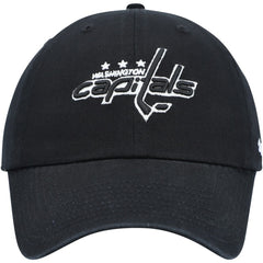 NHL Black Washington Capitals '47 Clean Up Adjustable Hat