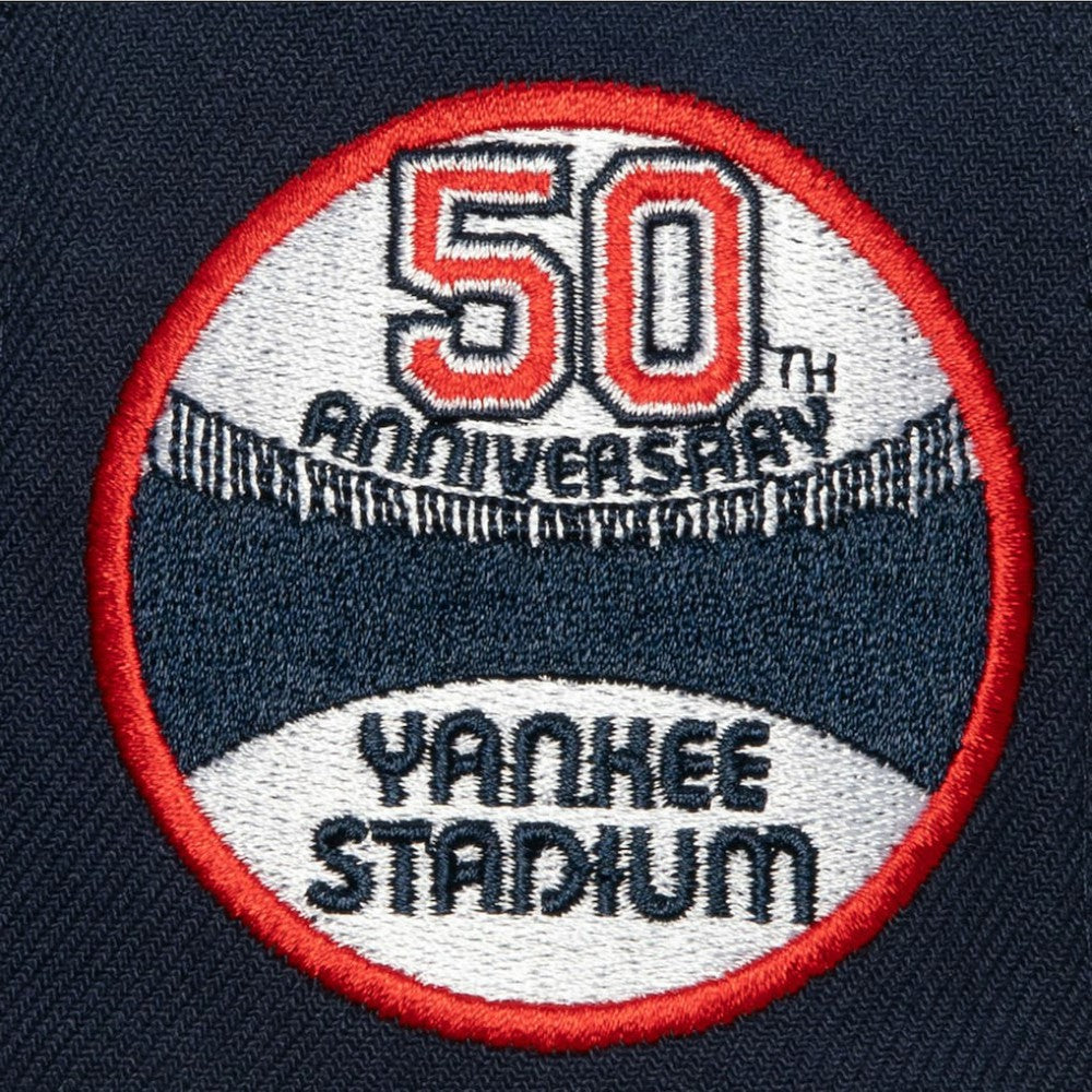 MLB New York Yankees Mitchell & Ness Yankee Stadium 50th Anniversary Homefield Fitted Hat