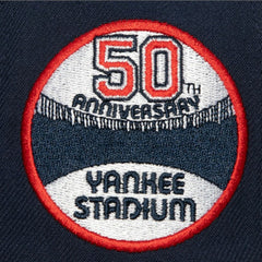 MLB New York Yankees Mitchell & Ness Yankee Stadium 50th Anniversary Homefield Fitted Hat
