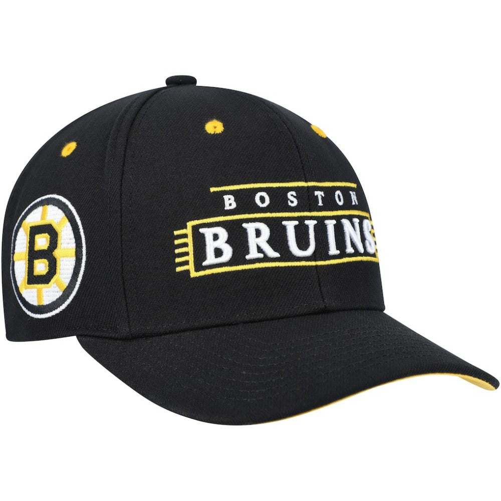 NHL Black Boston Bruins Mitchell & Ness LOFI Pro Snapback Hat