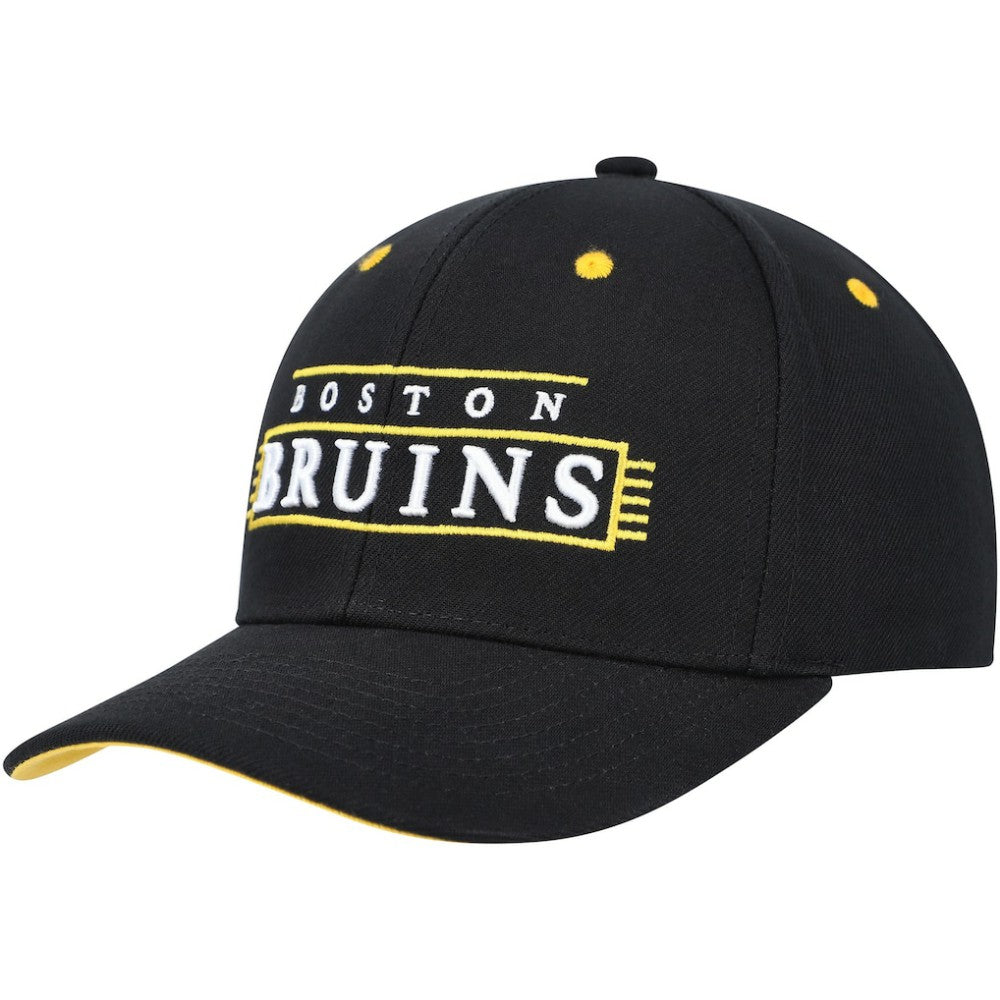 NHL Black Boston Bruins Mitchell & Ness LOFI Pro Snapback Hat