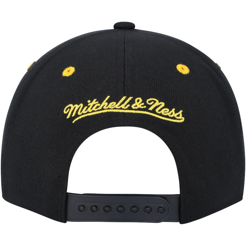 NHL Black Boston Bruins Mitchell & Ness LOFI Pro Snapback Hat