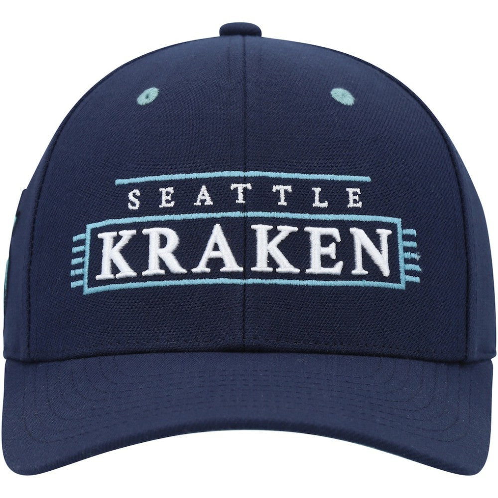 NHL Deep Sea Blue Seattle Kraken Mitchell & Ness LOFI Pro Snapback Hat