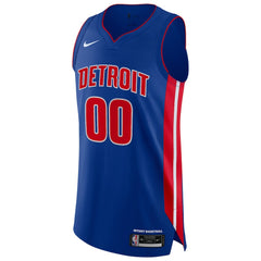 NBA Detroit Pistons Authentic Custom Jersey Blue sale
