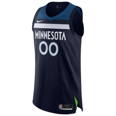 NBA Minnesota Timberwolves Authentic Custom Jersey Navy