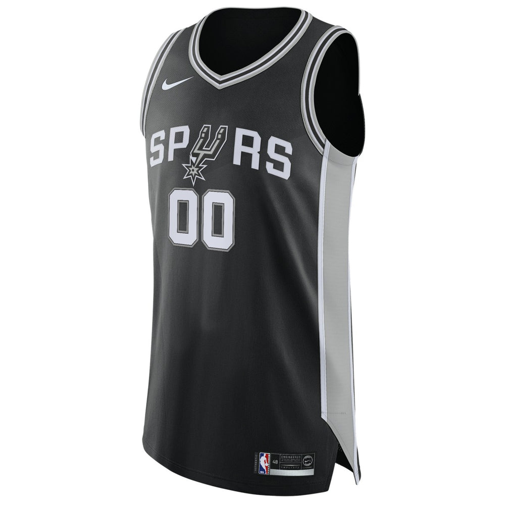 NBA San Antonio Spurs Authentic Custom Jersey Black