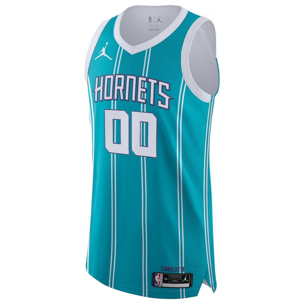 NBA Charlotte Hornets Jordan Brand 2020/21 Authentic Custom Jersey Teal