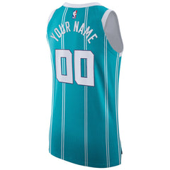 NBA Charlotte Hornets Jordan Brand 2020/21 Authentic Custom Jersey Teal