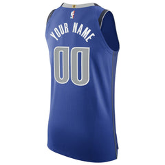 NBA Dallas Mavericks 2020/21 Authentic Custom Jersey Royal sale