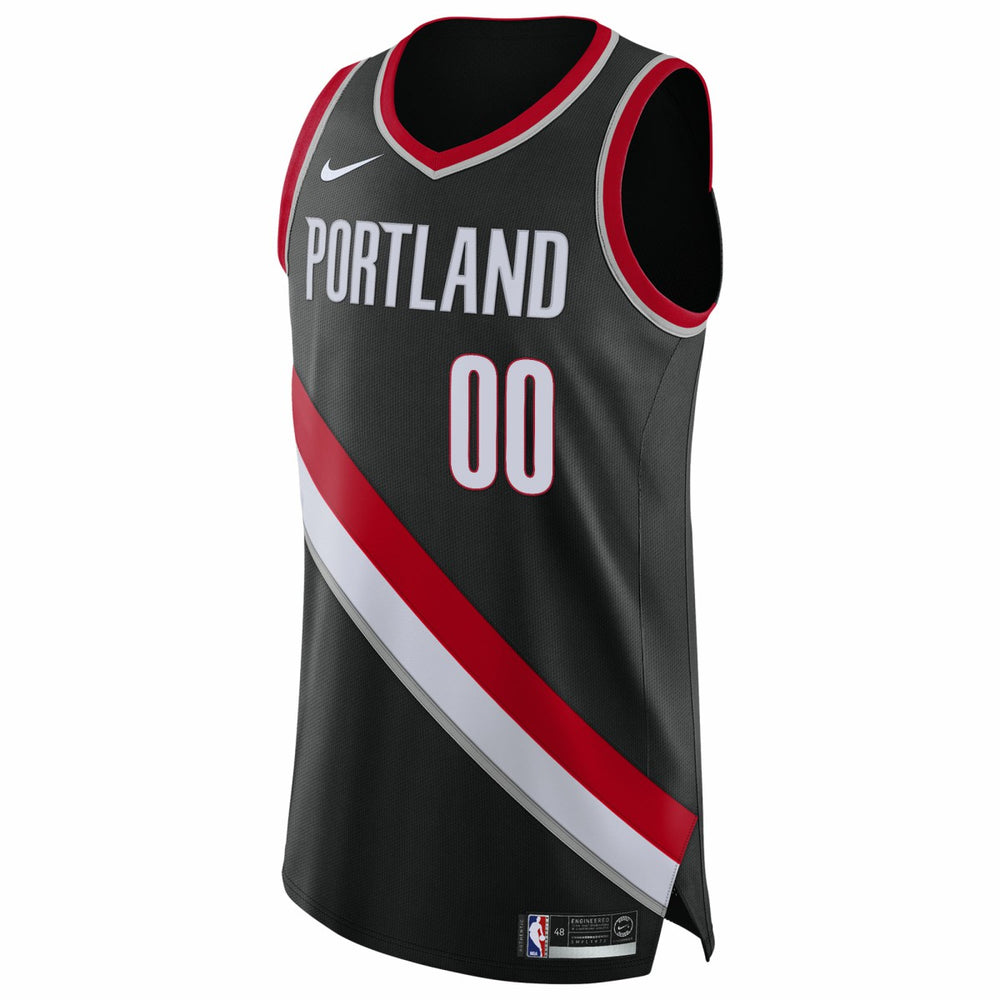 NBA Portland Trail Blazers 2020/21 Authentic Custom Jersey Black