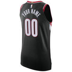 NBA Portland Trail Blazers 2020/21 Authentic Custom Jersey Black