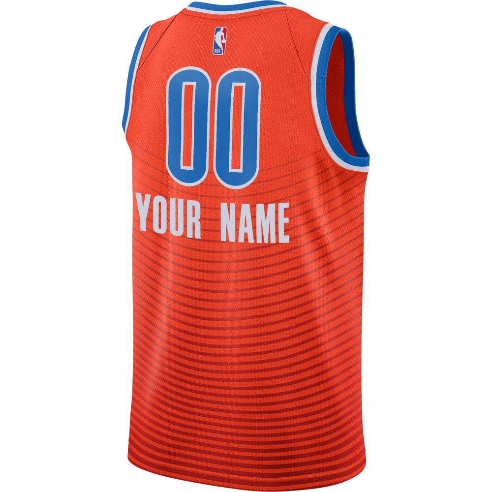 NBA Oklahoma City Thunder Jordan Brand Swingman Custom Jersey