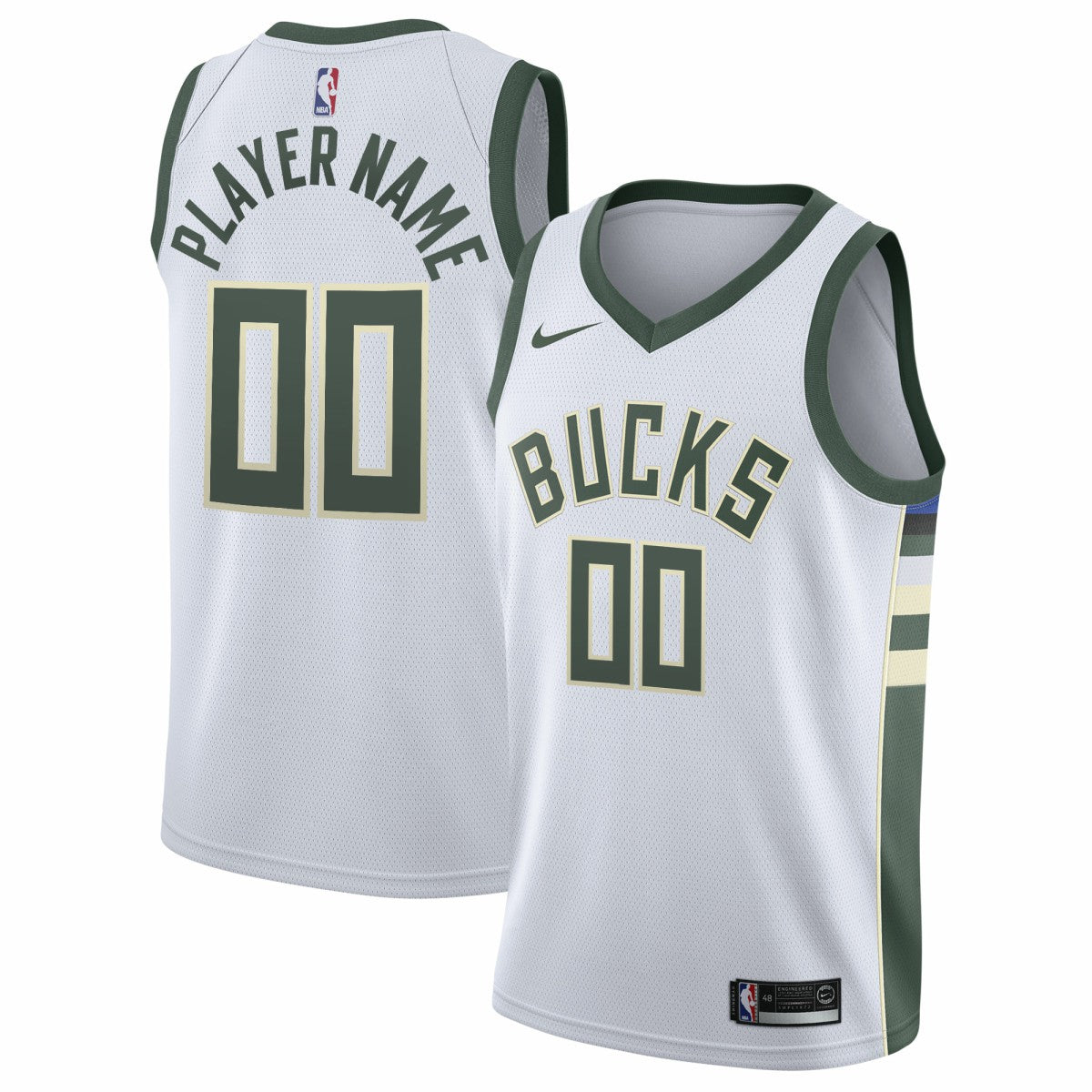 NBA Milwaukee Bucks 2020/21 Swingman Custom Jersey