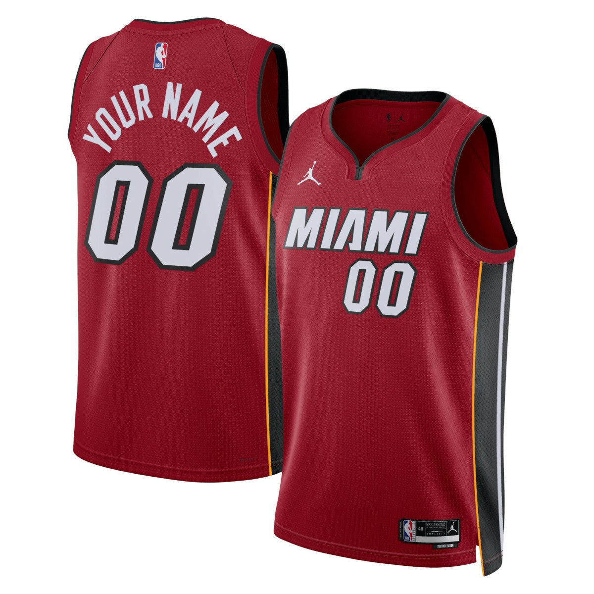 NBA Miami Heat Jordan Brand Unisex 2022/23 Swingman Custom Jersey