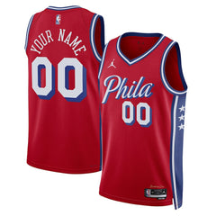 NBA Philadelphia 76ers Jordan Brand Unisex 2022/23 Swingman Custom Jersey