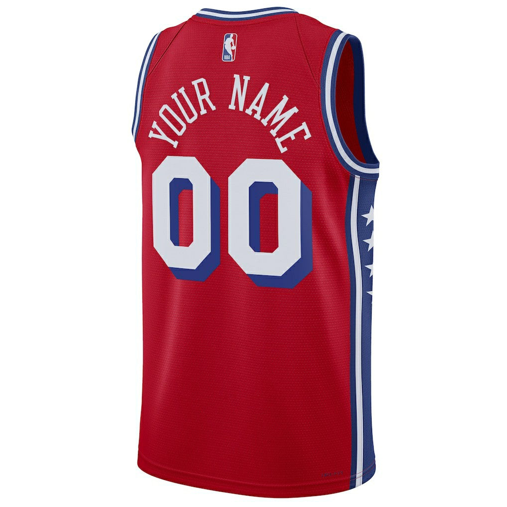 NBA Philadelphia 76ers Jordan Brand Unisex 2022/23 Swingman Custom Jersey