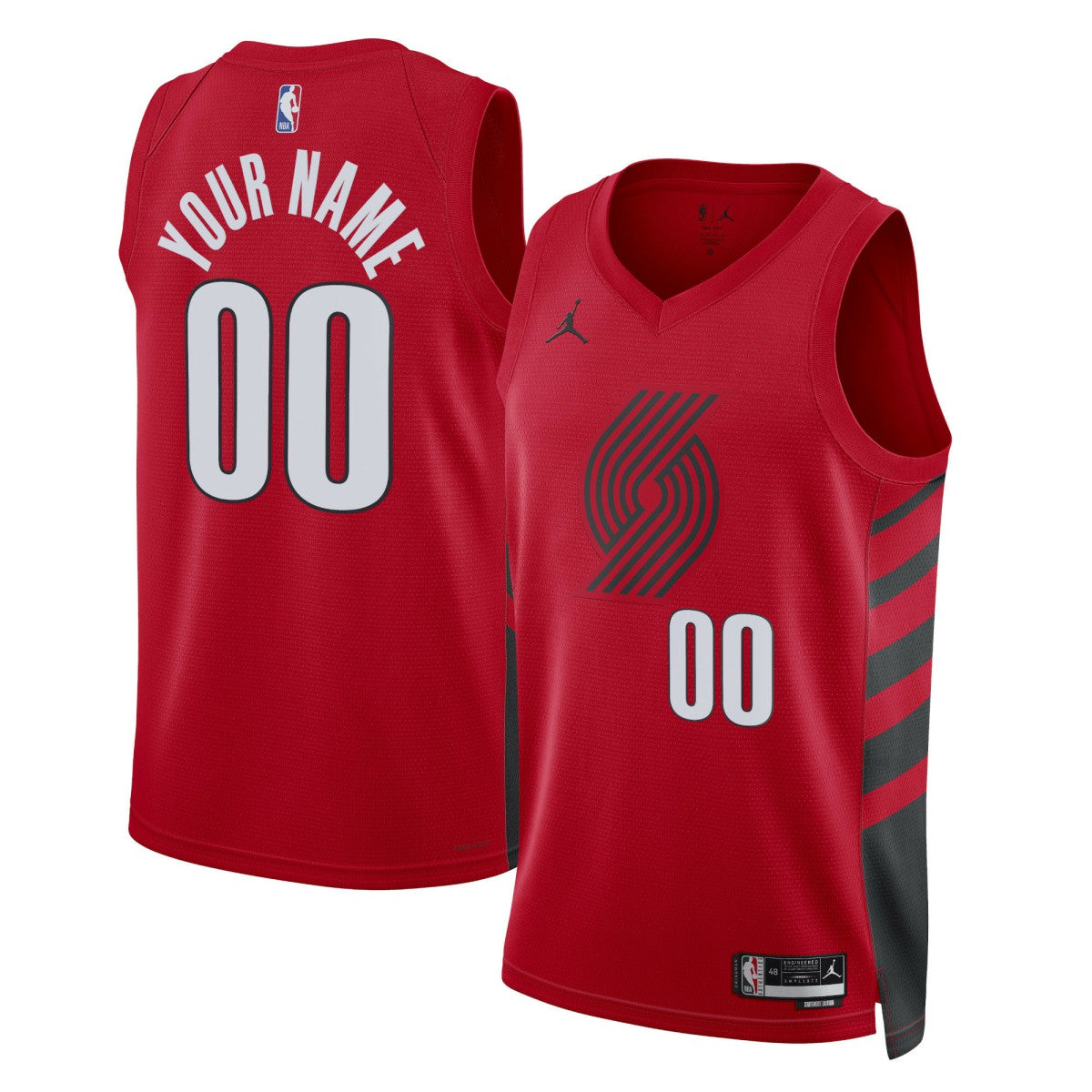 NBA Portland Trail Blazers Jordan Brand Unisex 2022/23 Swingman Custom Jersey