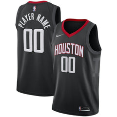 NBA Houston Rockets Swingman Custom Jersey Black