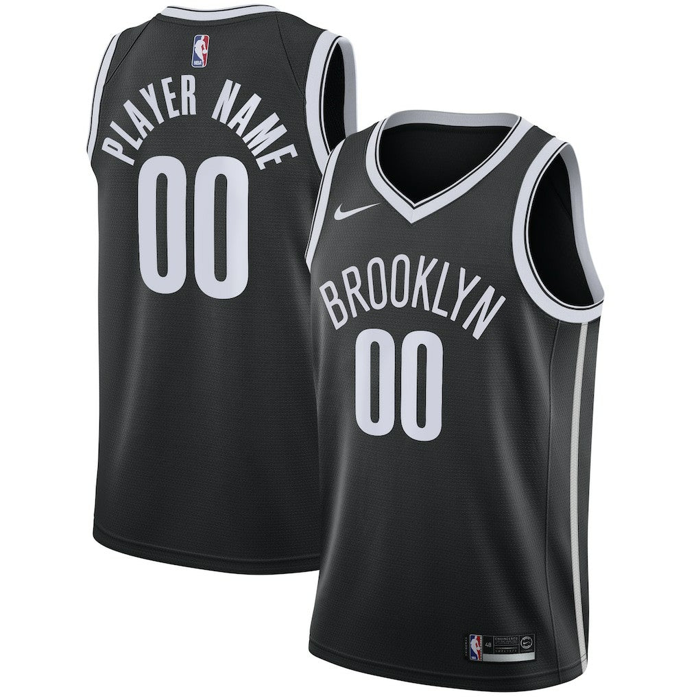 NBA Brooklyn Nets Swingman Custom Jersey Black