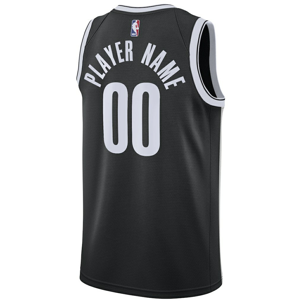 NBA Brooklyn Nets Swingman Custom Jersey Black