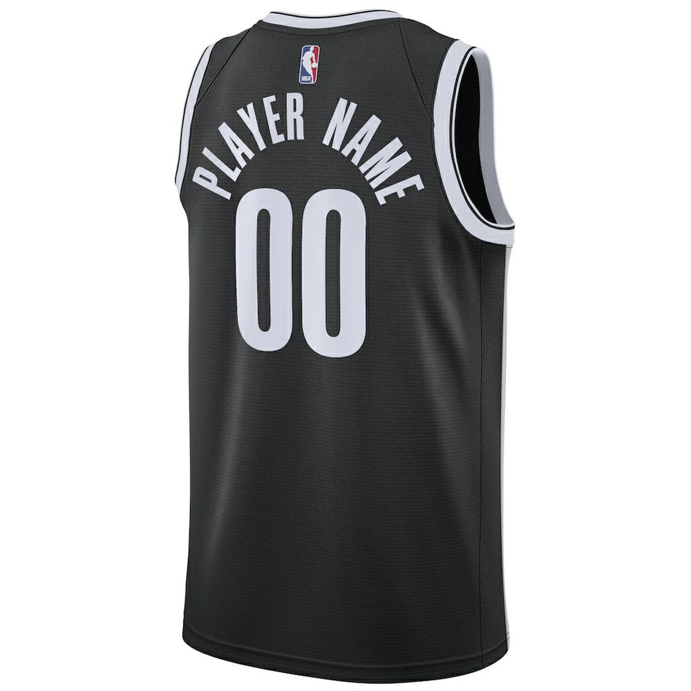 NBA Brooklyn Nets Swingman Custom Jersey Black