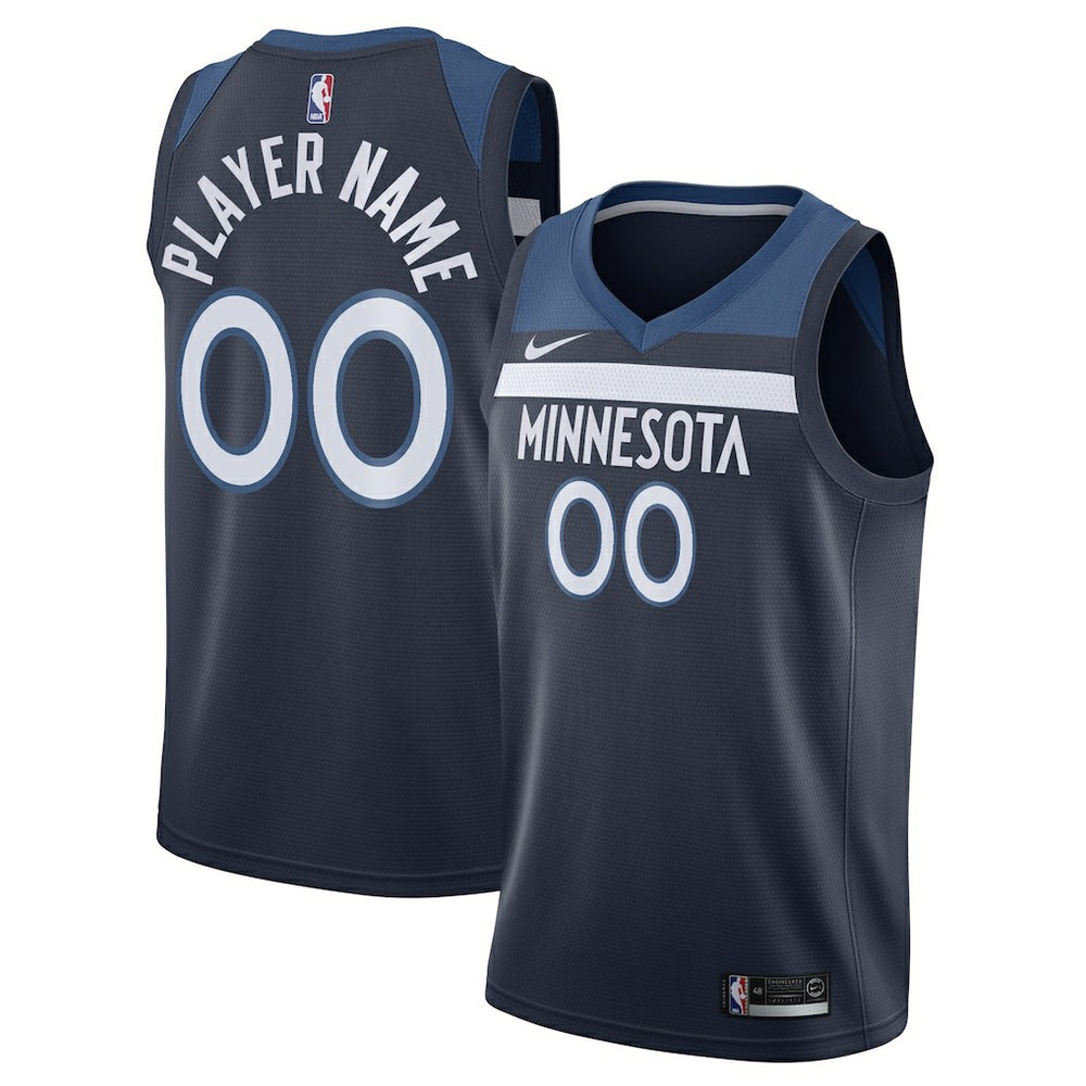 NBA Minnesota Timberwolves Swingman Custom Jersey Navy