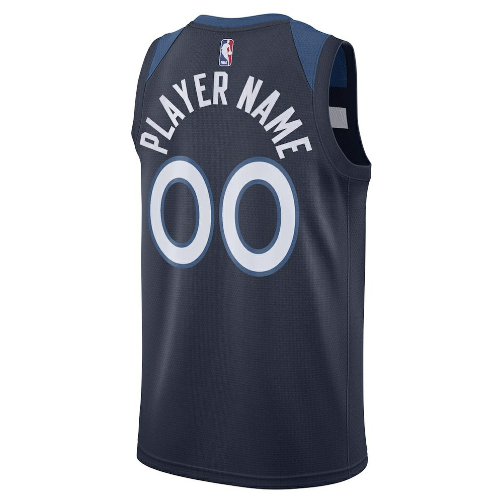 NBA Minnesota Timberwolves Swingman Custom Jersey Navy
