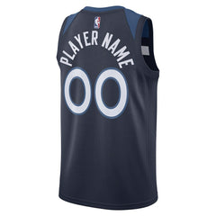 NBA Minnesota Timberwolves Swingman Custom Jersey Navy