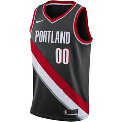 NBA Portland Trail Blazers Swingman Custom Jersey Black