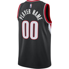NBA Portland Trail Blazers Swingman Custom Jersey Black