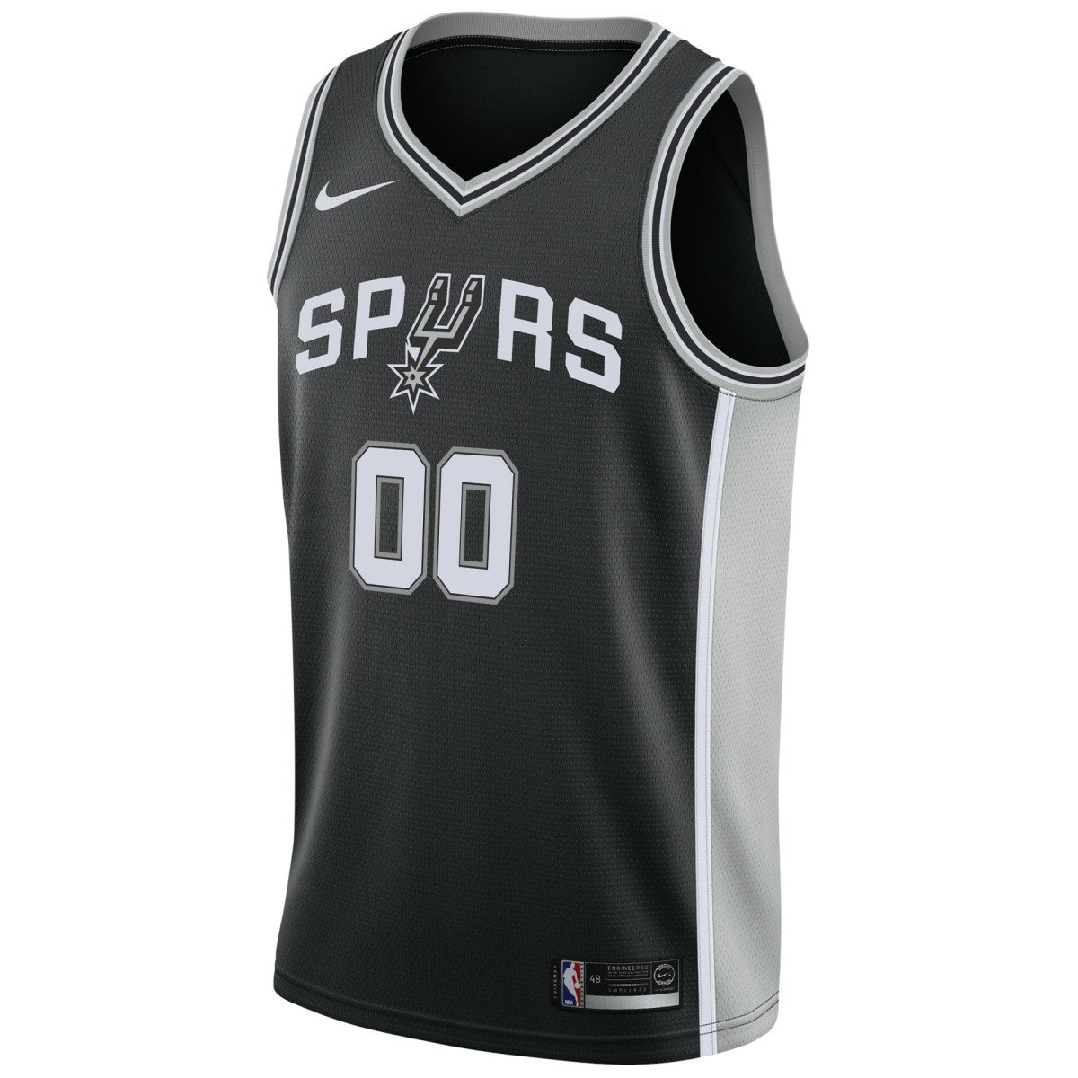 NBA San Antonio Spurs Swingman Custom Jersey Black