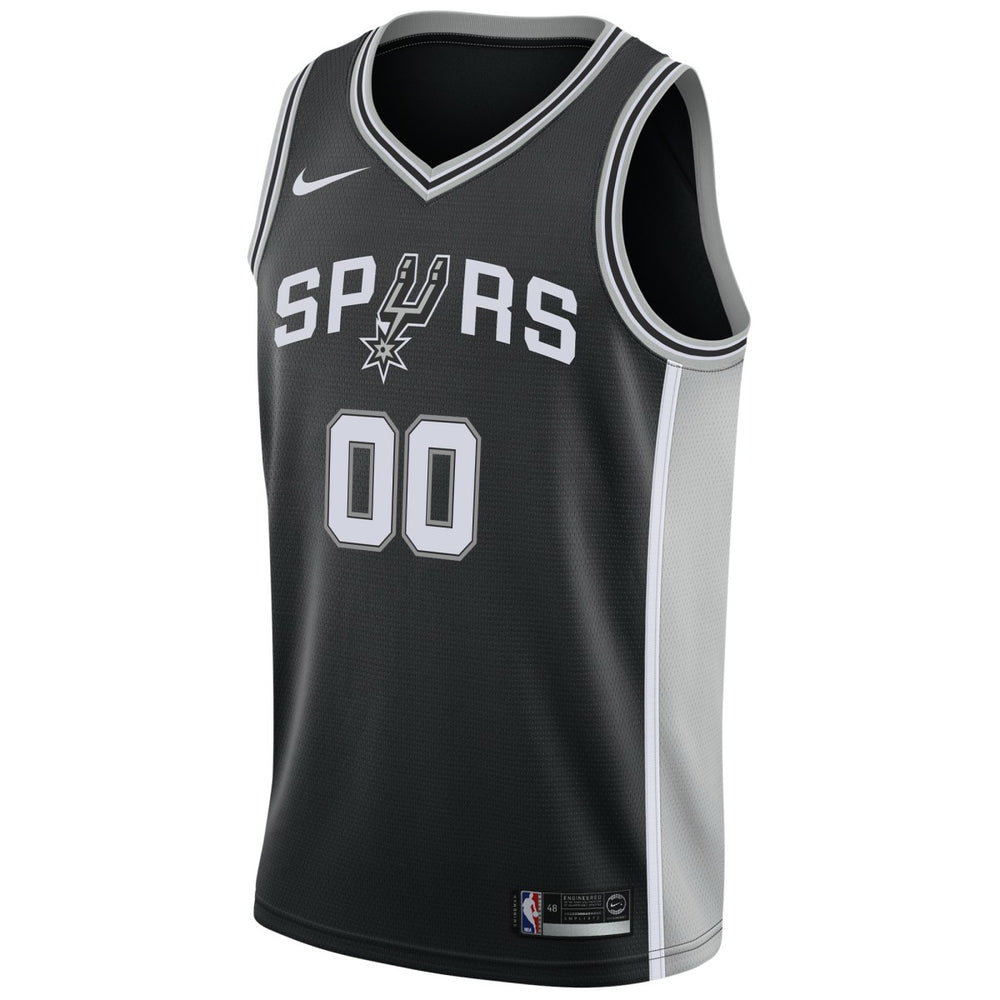 NBA San Antonio Spurs Swingman Custom Jersey Black