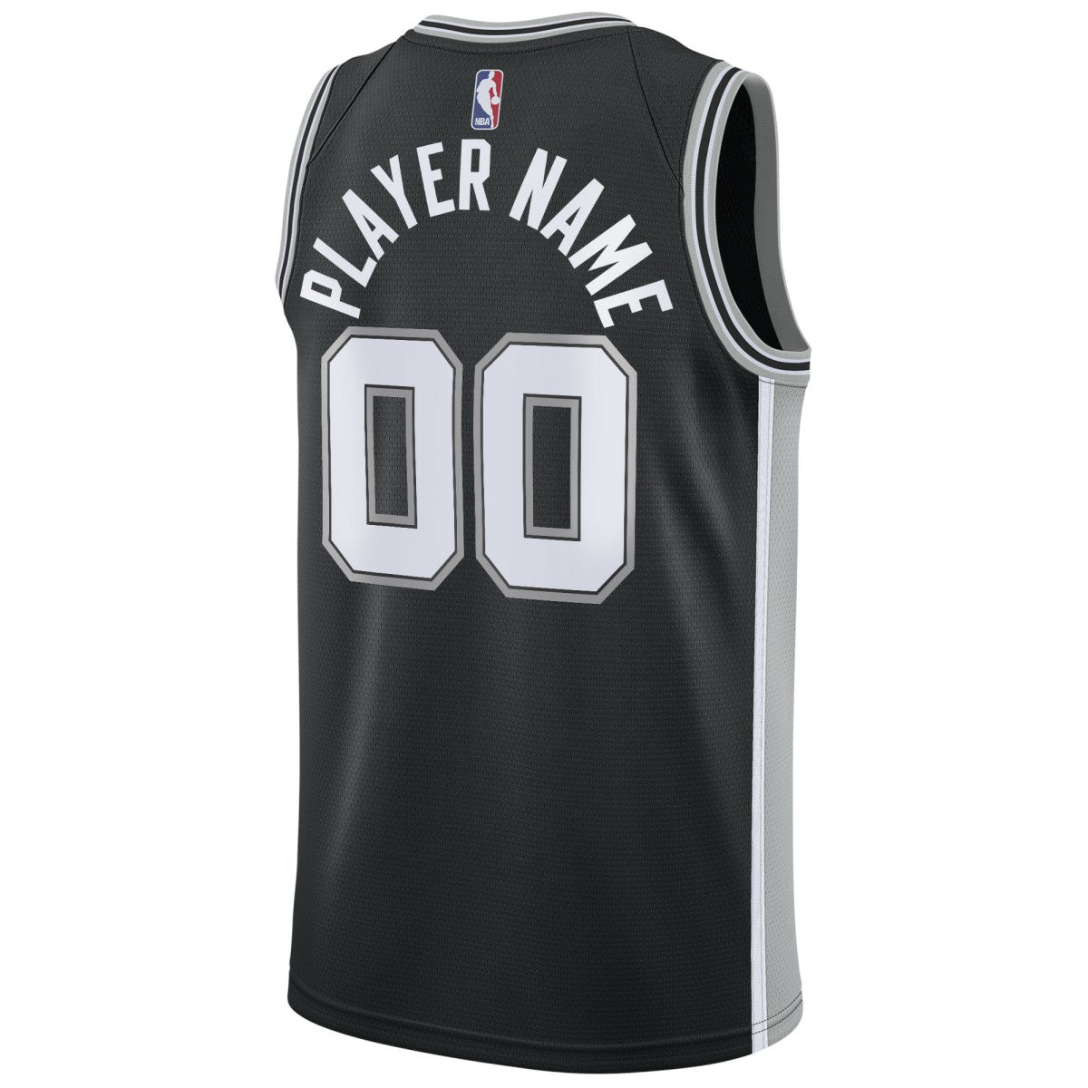 NBA San Antonio Spurs Swingman Custom Jersey Black