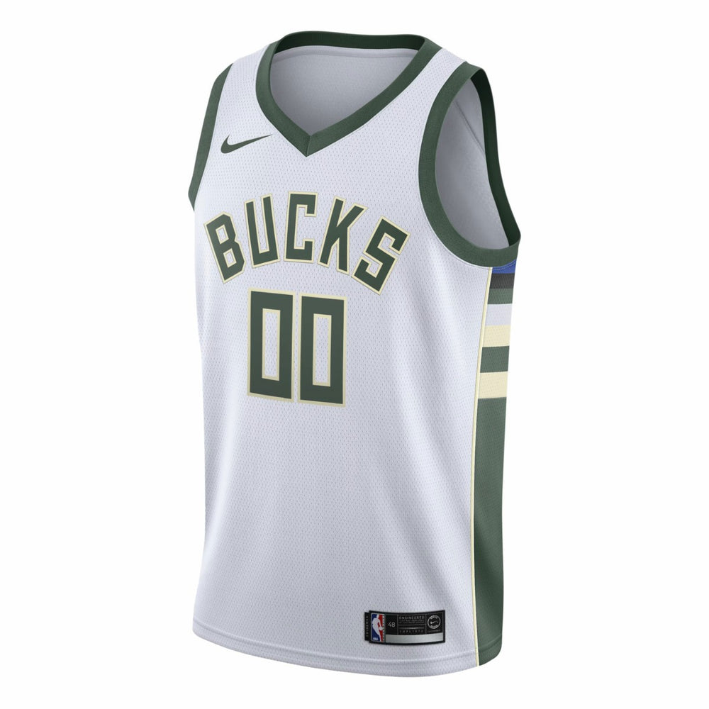 NBA Milwaukee Bucks Swingman Custom Jersey White