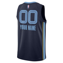 NBA Memphis Grizzlies Unisex Swingman Custom Jersey Navy