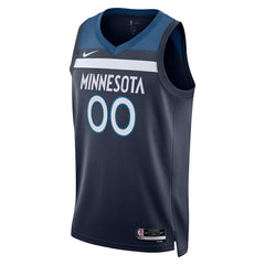 NBA Minnesota Timberwolves Unisex Swingman Custom Jersey Navy