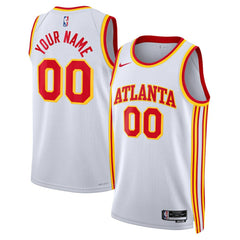 NBA Atlanta Hawks Unisex Swingman Custom Jersey White