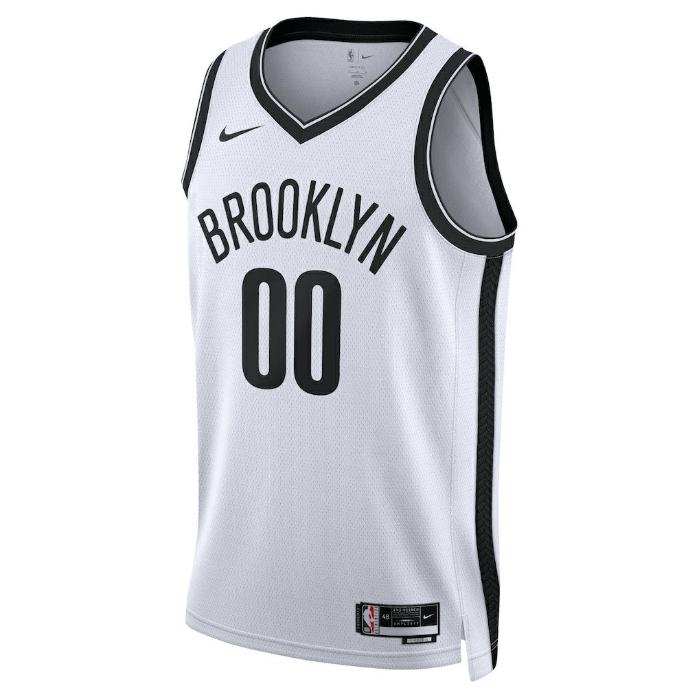 NBA Brooklyn Nets Unisex Swingman Custom Jersey White