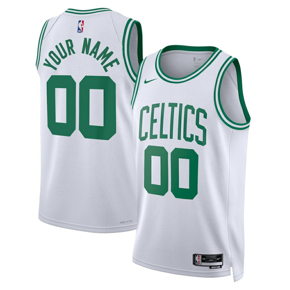 NBA Boston Celtics Unisex Swingman Custom Jersey White