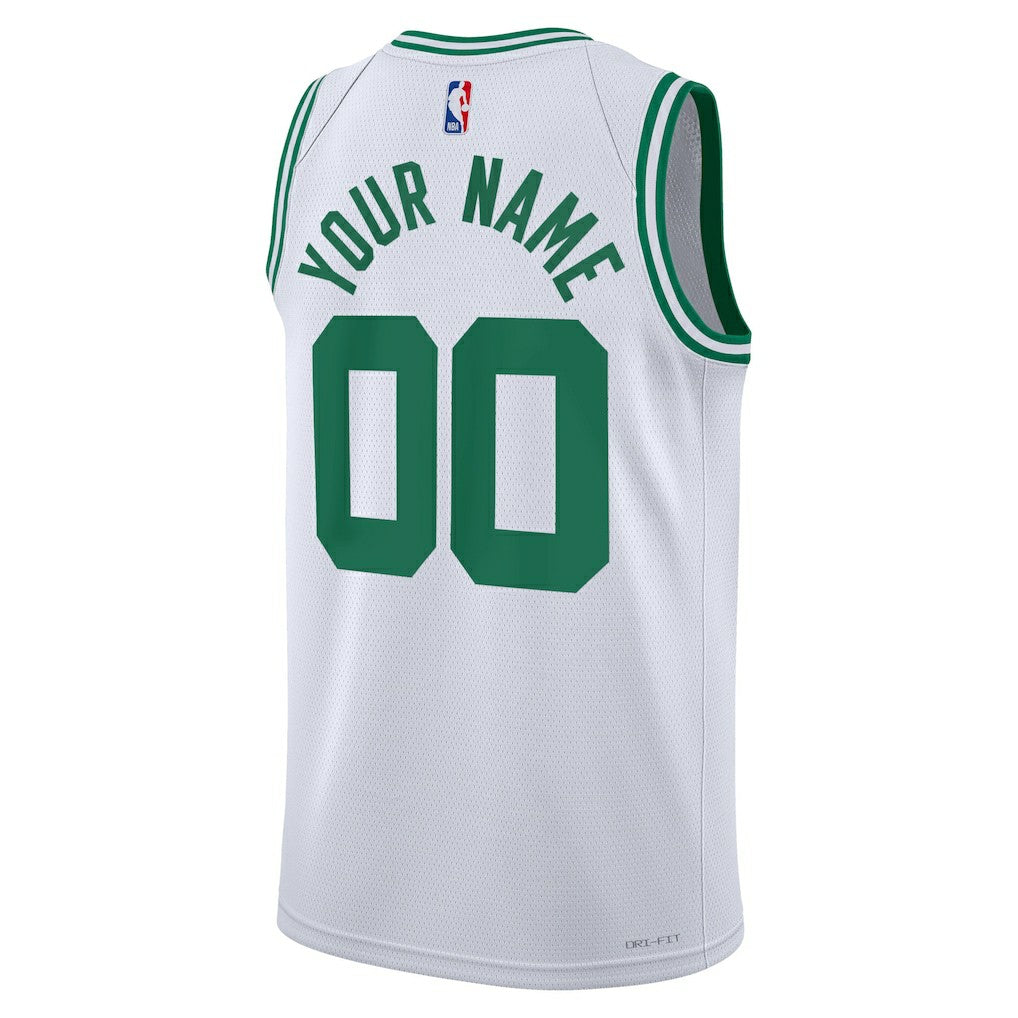 NBA Boston Celtics Unisex Swingman Custom Jersey White