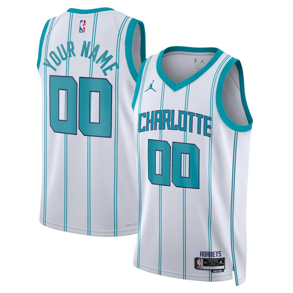 NBA Charlotte Hornets Jordan Brand Unisex Swingman Custom Jersey White