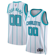 NBA Charlotte Hornets Jordan Brand Unisex Swingman Custom Jersey White