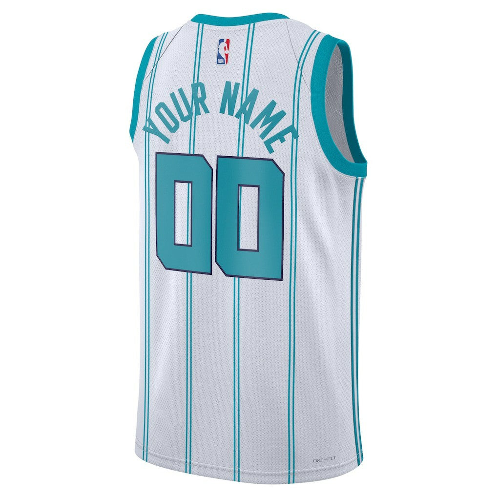 NBA Charlotte Hornets Jordan Brand Unisex Swingman Custom Jersey White