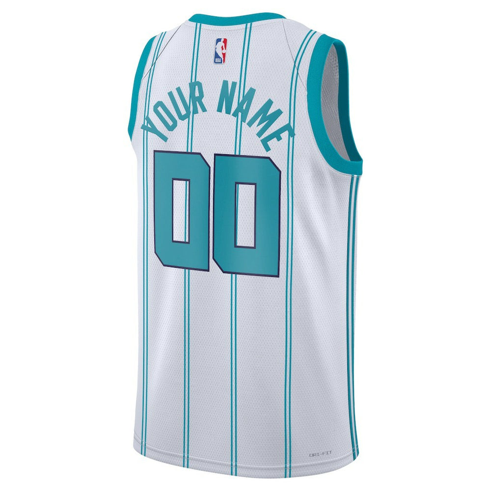 NBA Charlotte Hornets Jordan Brand Unisex Swingman Custom Jersey White