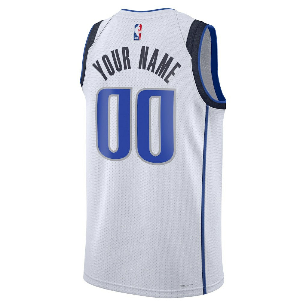 NBA Dallas Mavericks Unisex Swingman Custom Jersey White sale