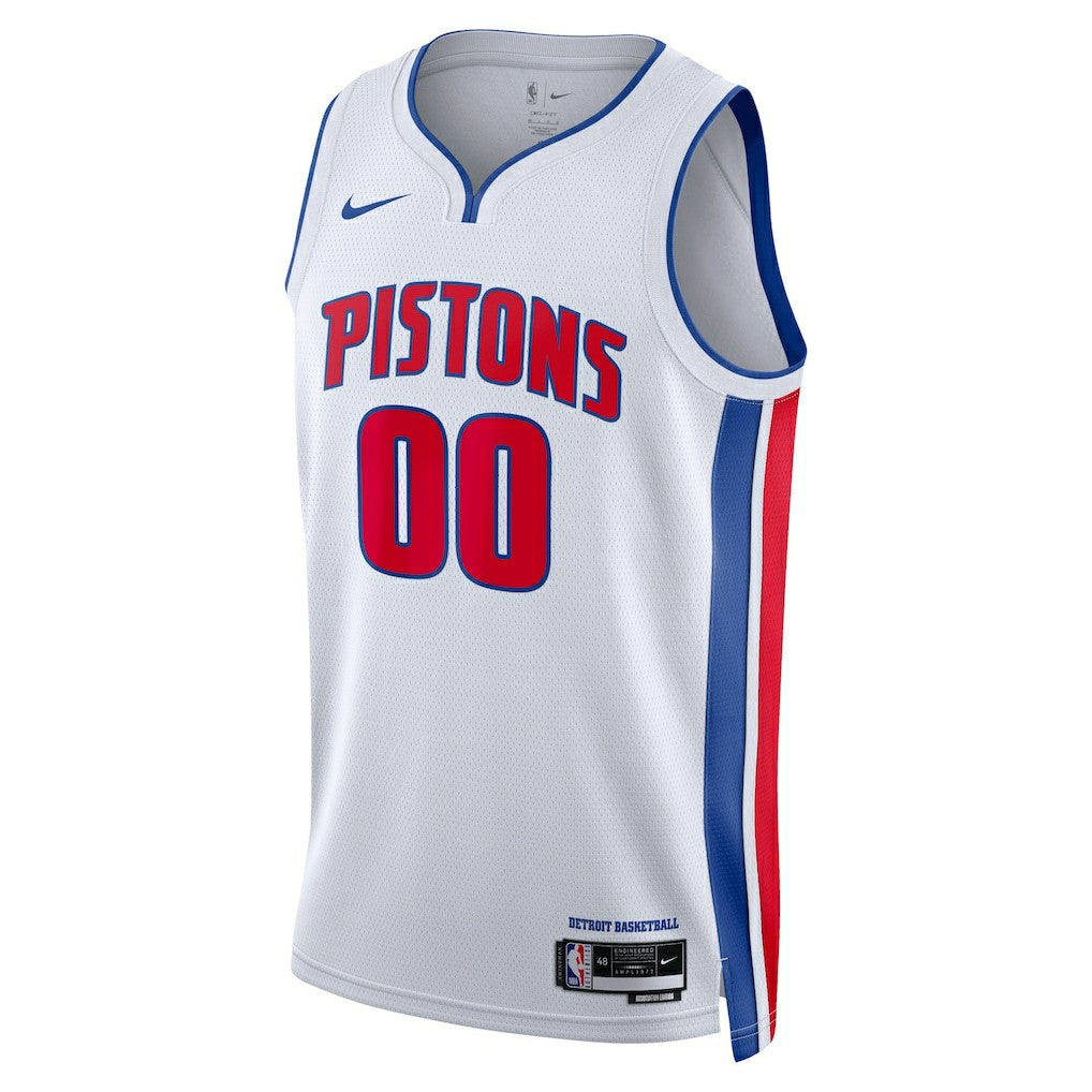 NBA Detroit Pistons Unisex Swingman Custom Jersey White sale