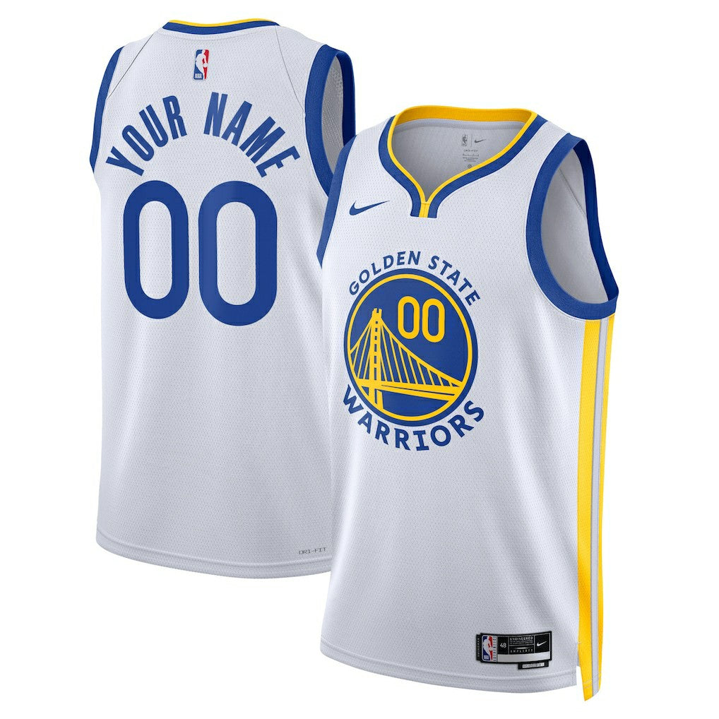 NBA Golden State Warriors Unisex Swingman Custom Jersey White sale